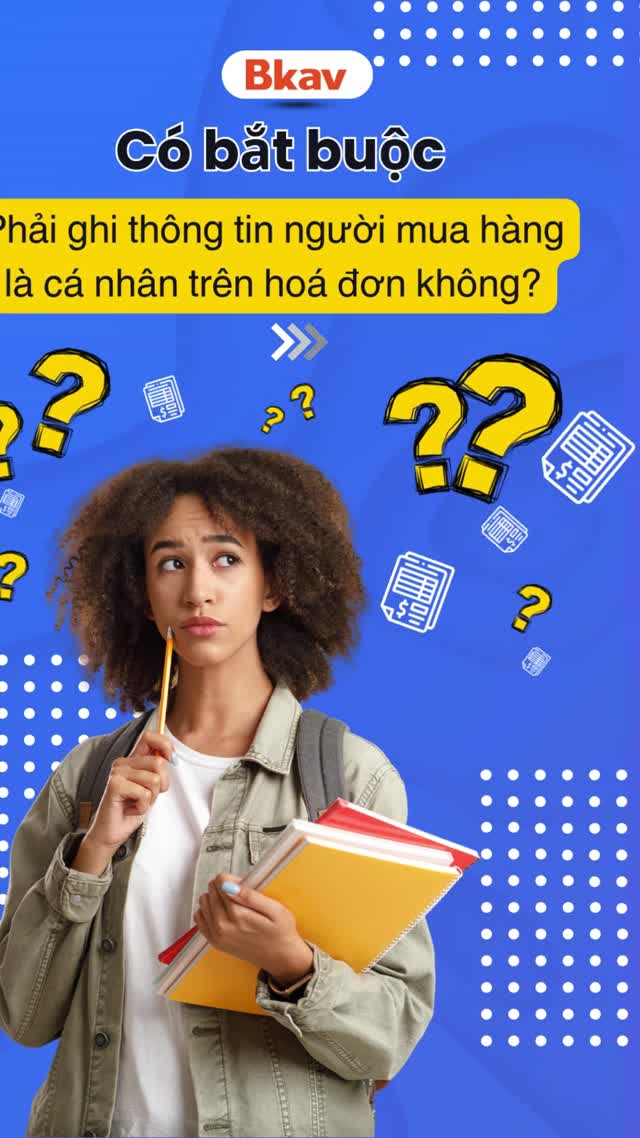 Thông tin người mua là cá nhân trên hóa đơn