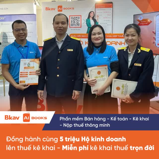 Bkav AI Books đồng hành cùng hộ kinh doanh