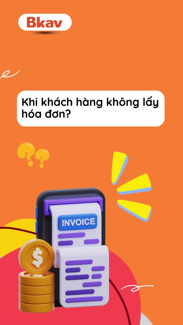 Xuất hóa đơn khi khách hàng không lấy hóa đơn