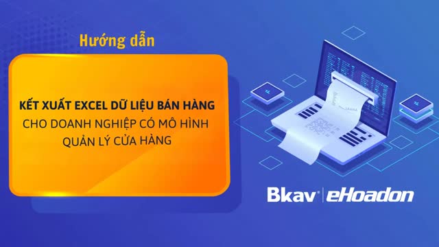Xuất dữ liệu bán hàng