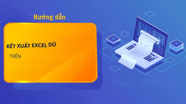 Xuất dữ liệu hóa đơn ra Excel