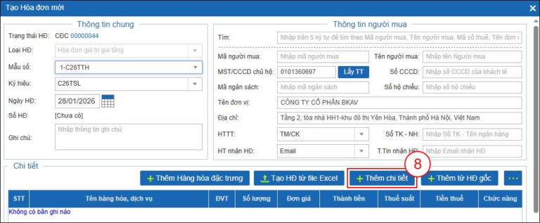 Điều chỉnh hóa đơn Bkav: chọn đúng cách, tính tăng giảm và kiểm tra sai sót